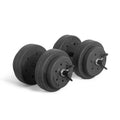 40 LB Adjustable Cement Dumbbell Set K186004