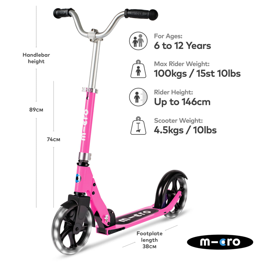 2 Wheel Foldable Kids Scooter with Adjustable Handlebar W19636
