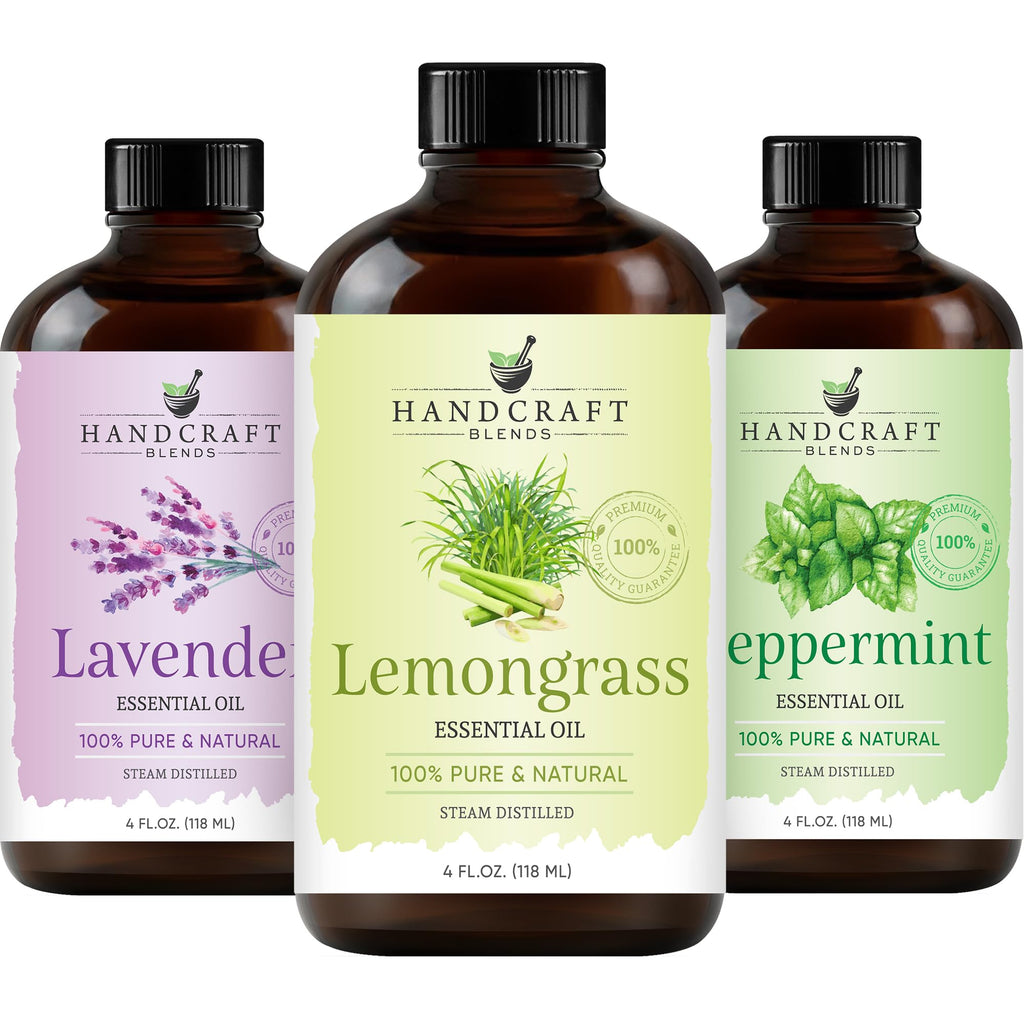 Lemongrass Peppermint Lavender Essential Oil Blend 4 Fl. Oz S618