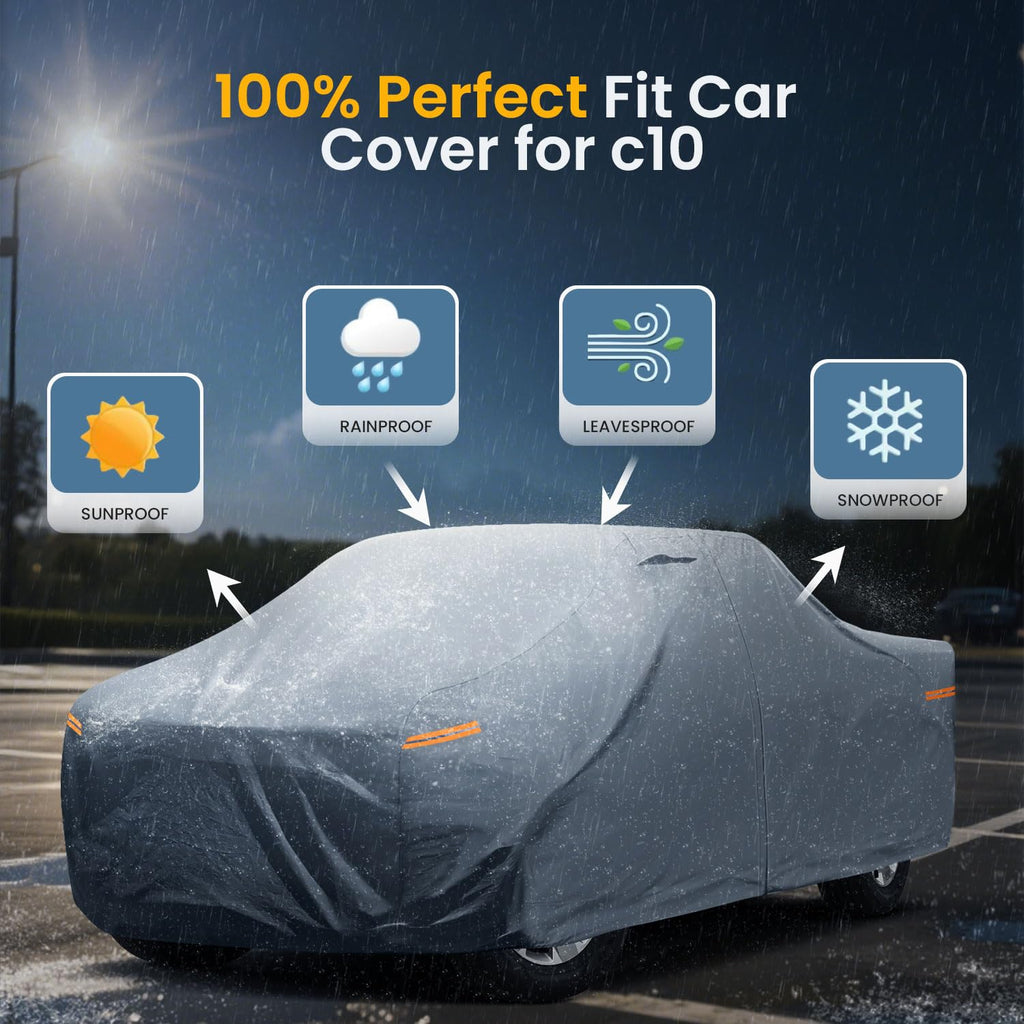 Waterproof Truck Cover with Zipper U31537