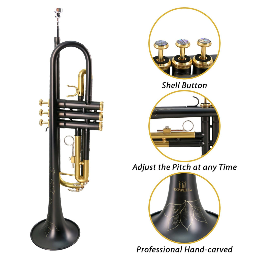 Bb Brass Trumpet Set with Case & 7C Mouthpiece H55773
