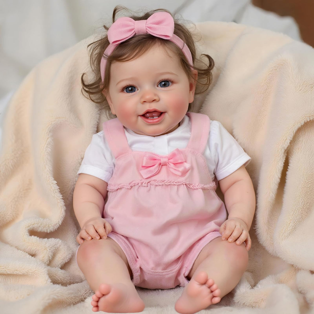 20 Inch Reborn Baby Dolls Girl with Rooted Hair S592234