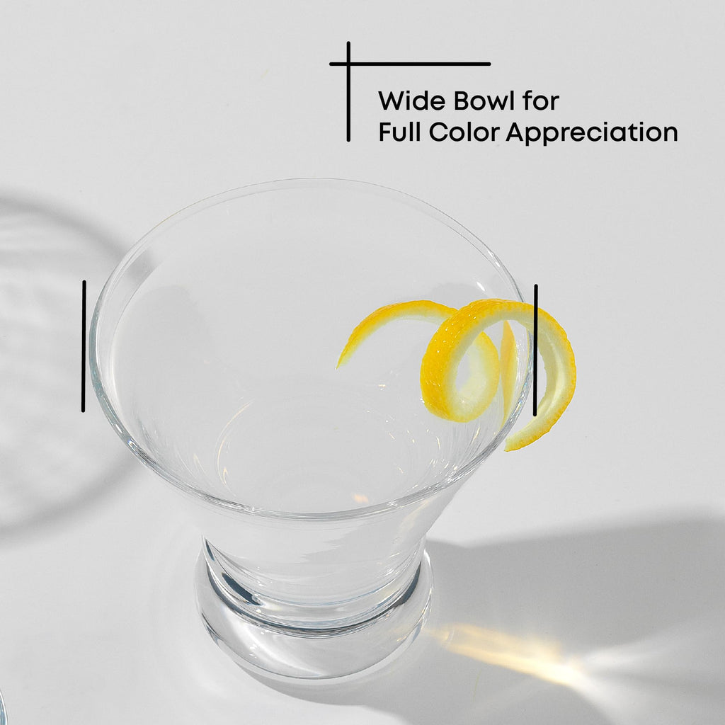 Stemless Martini Glasses Set of 4 T30023