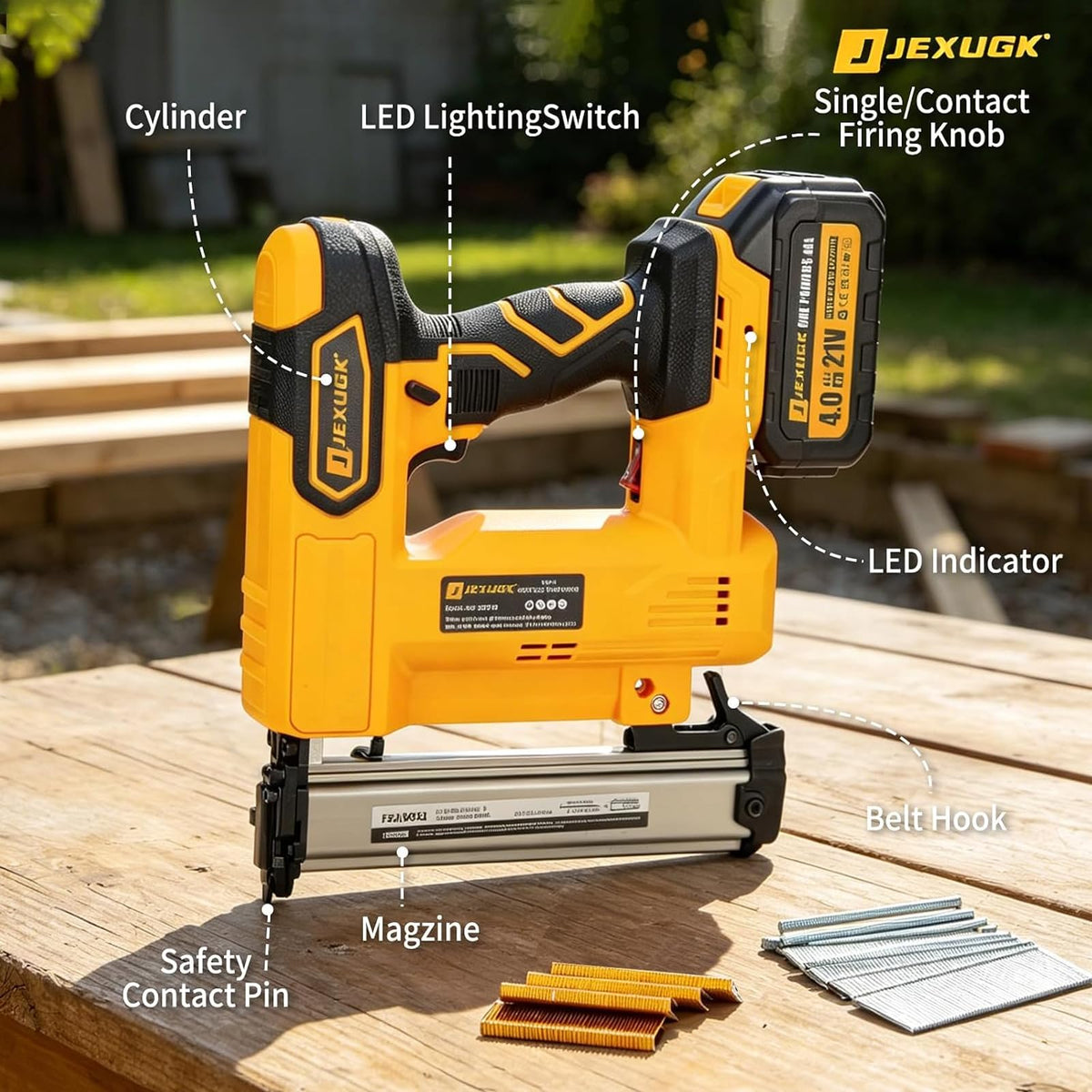Cordless Nail Gun with Battery V547