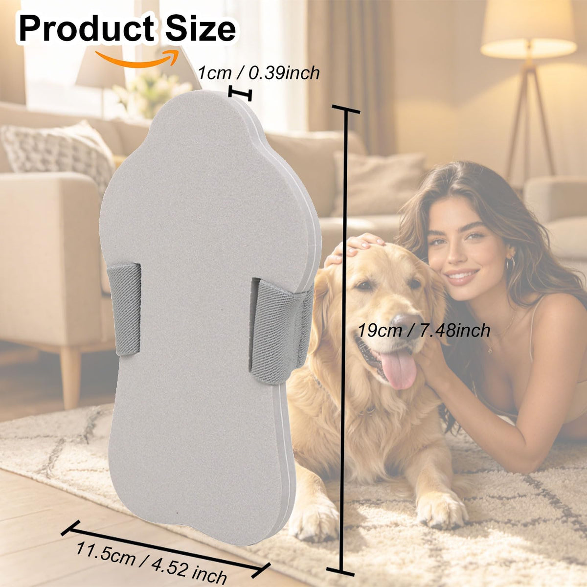 Dog Nail Scratch Board with Hand Strap Q404