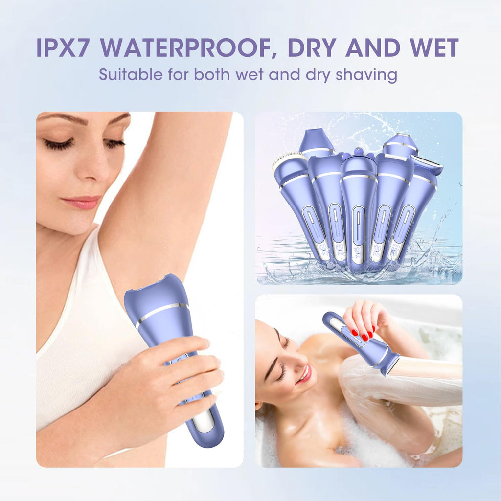 7 in 1 IPX7 Waterproof Electric Shavers Hair Removal Kit N70478