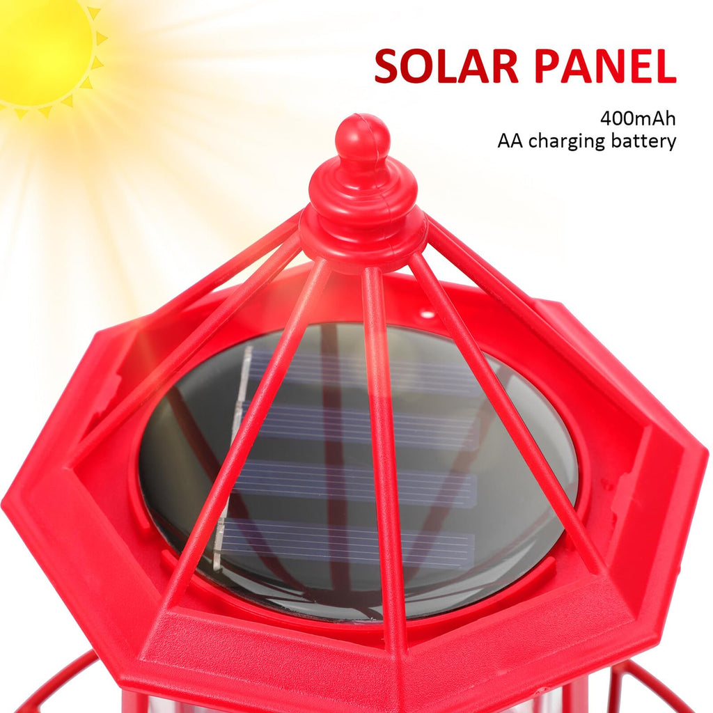 Solar Powered Rotating Lighthouse S702380