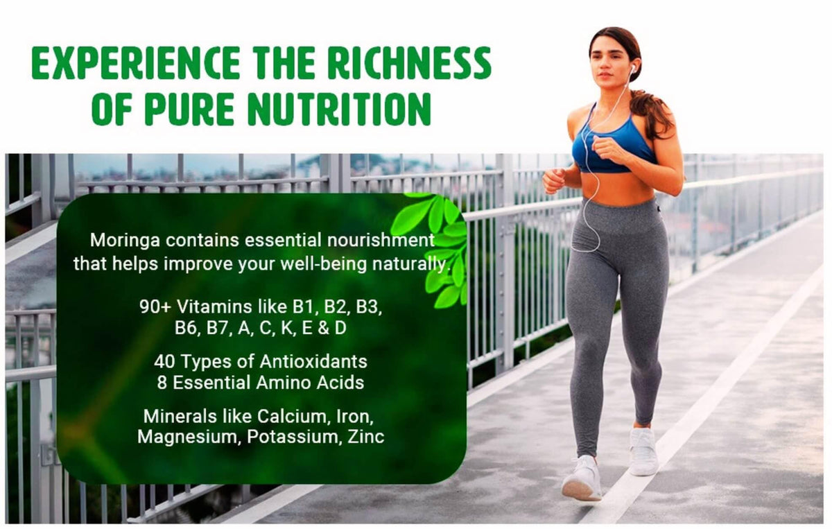 Moringa Tablets with Turmeric and Ginger, 300 Pills, 1000 Mg C71596