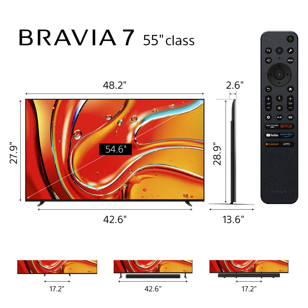55 Inch Mini LED QLED 4K HDR Smart Google TV C26233