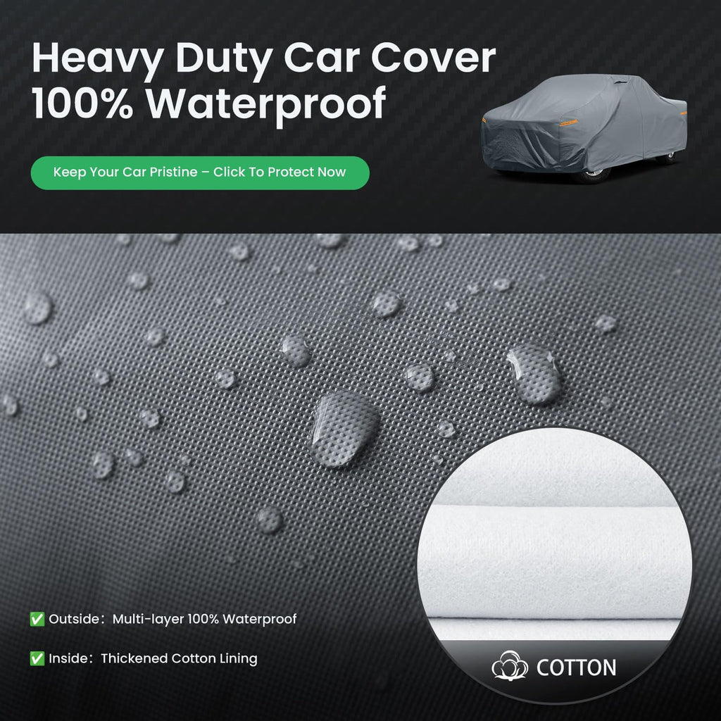 Waterproof Truck Cover with Zipper U31537