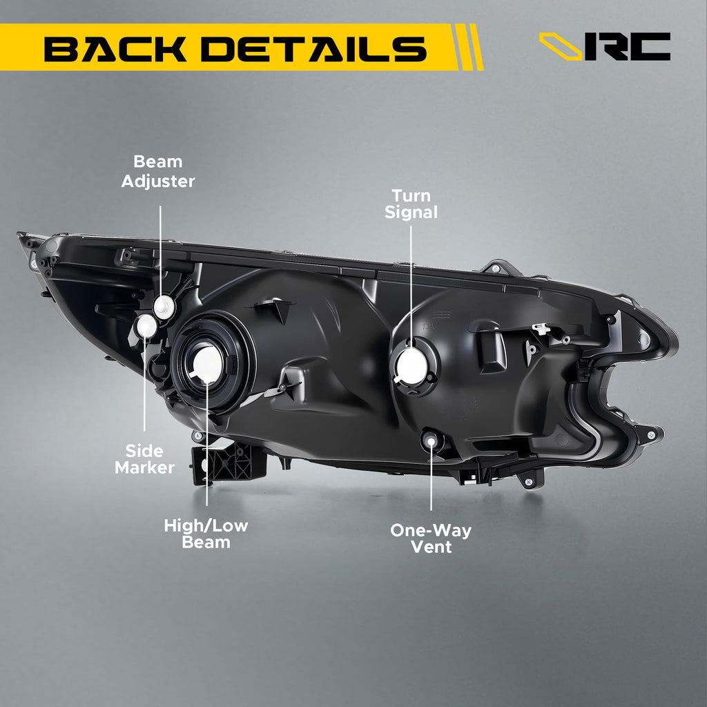 Headlight Compatible with 2012-2014 Honda CR-V Halogen Type R890