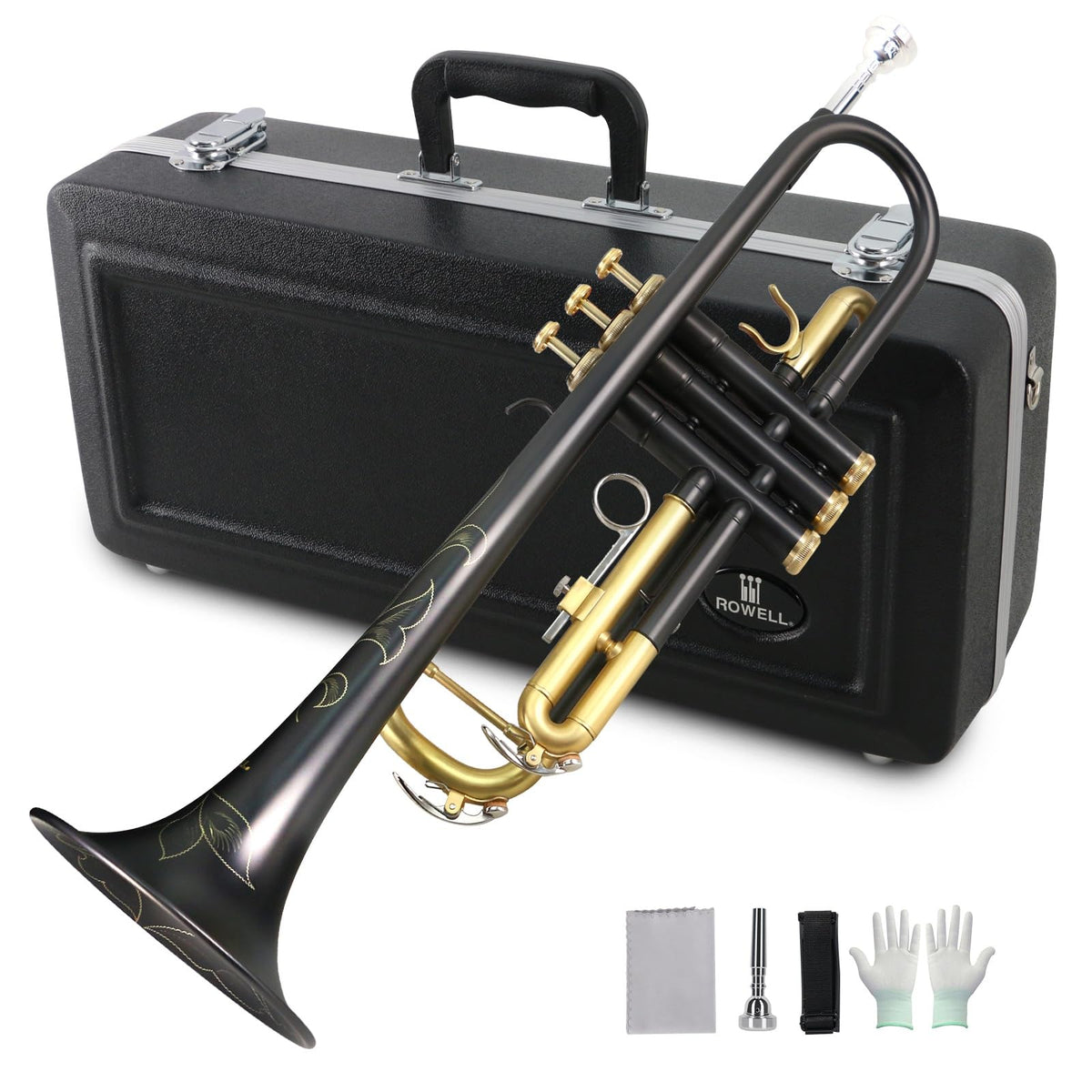 Bb Brass Trumpet Set with Case & 7C Mouthpiece H55773