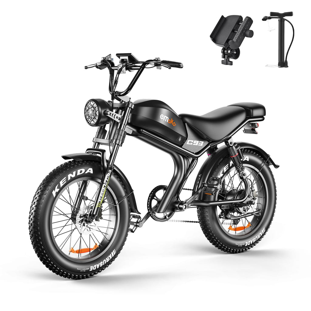 Peak 1500W 48V 20Ah 20'' Fat Tire 7-Speed Electric Bike O891