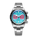 Mens Chronograph Watch Ceramic Tachymeter Bezel 100 M Waterproof I19053