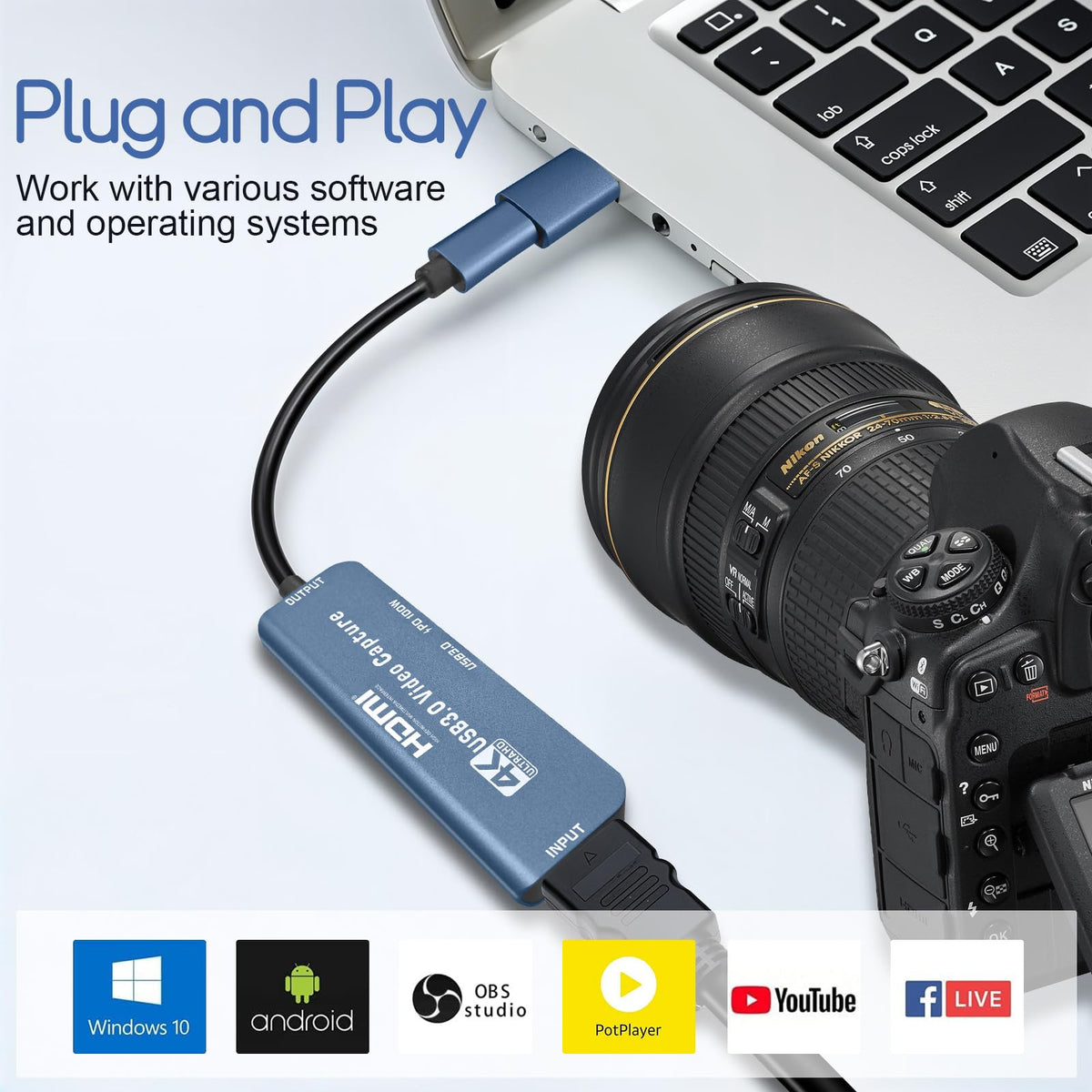 4K HDMI to USB Capture Card T210164