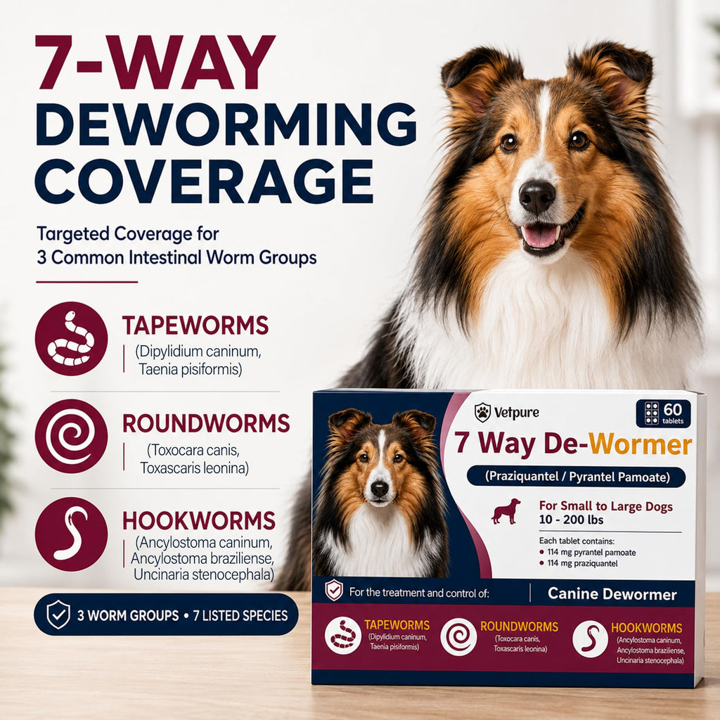 Dog Dewormer Tablets 60 Count C23139