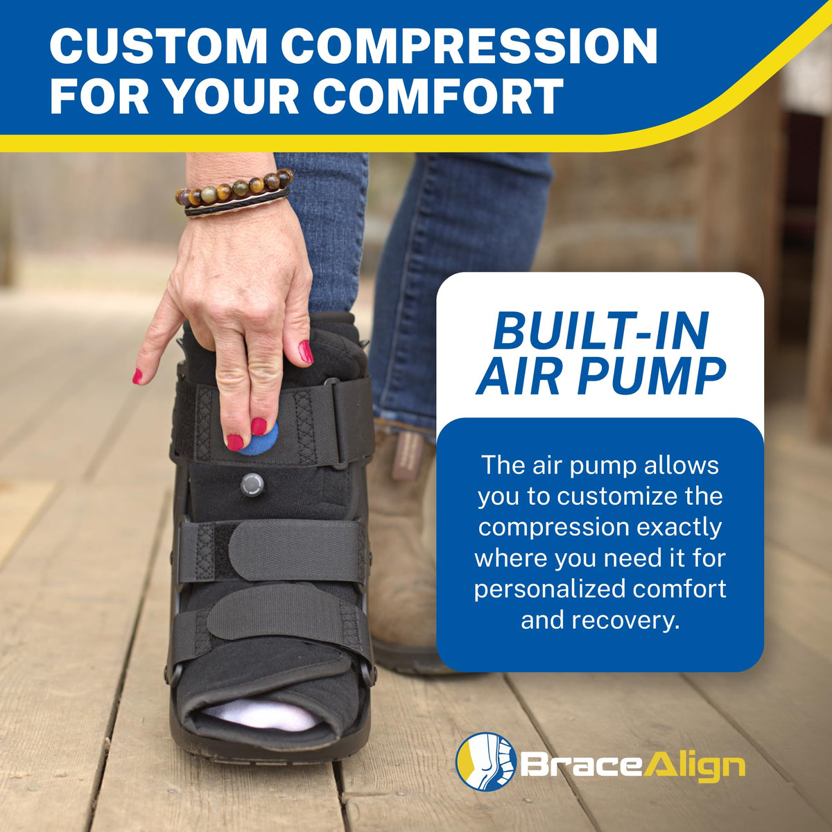 Short Air CAM Walker Boot K977