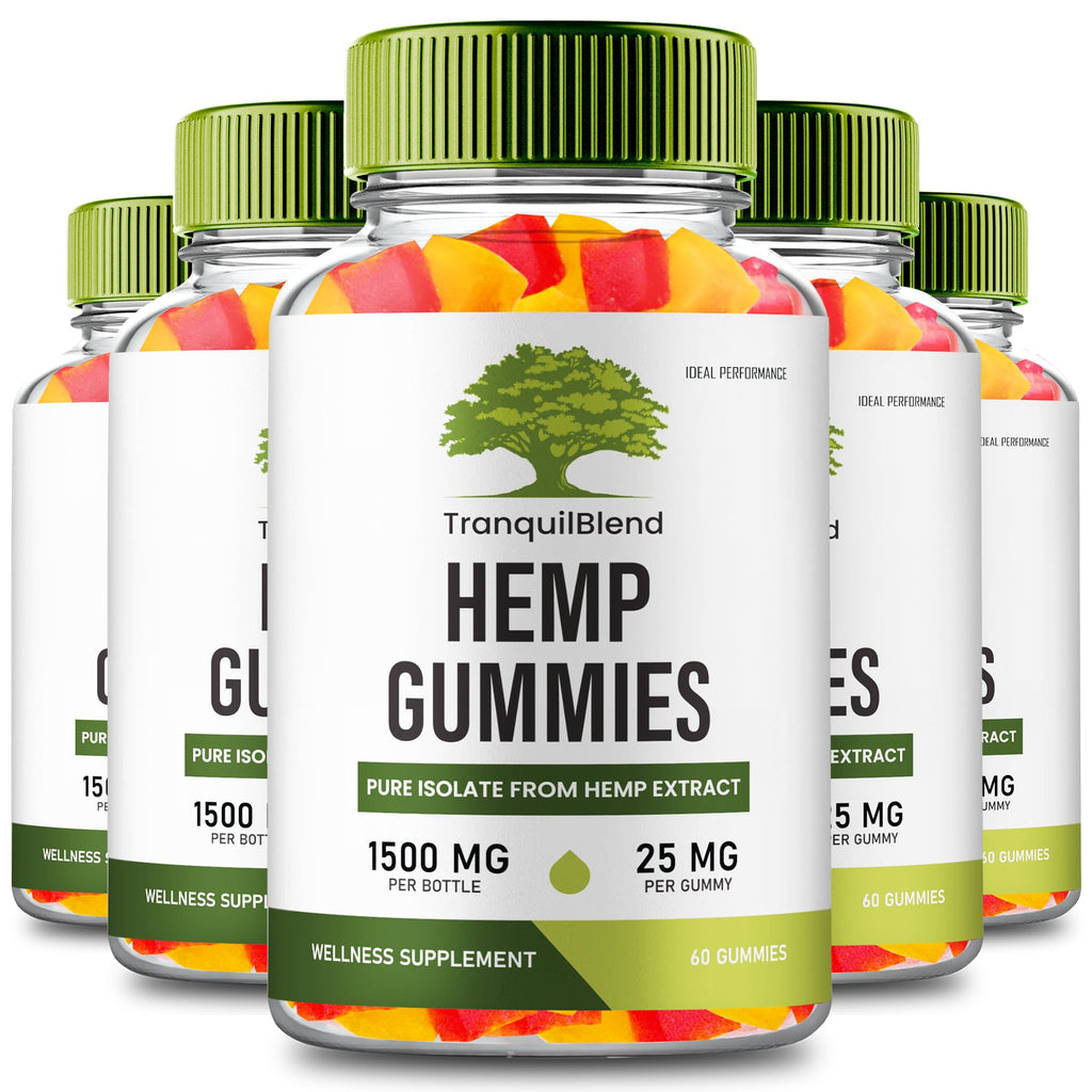 Hemp Gummies with Hemp Seeds Organic Extract 5 Pack K3647