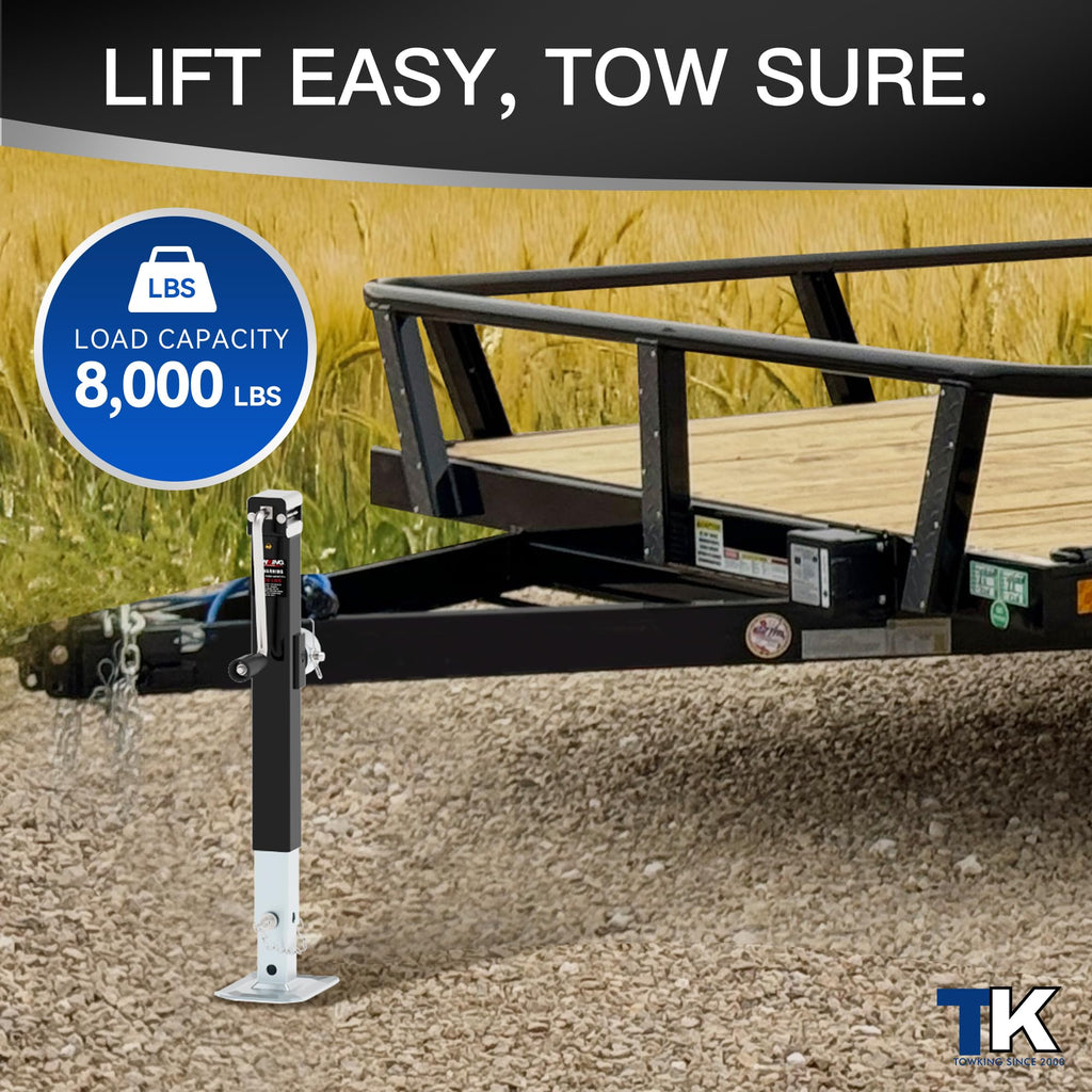 8000lbs 15" Lift Heavy Duty Trailer Jack M325