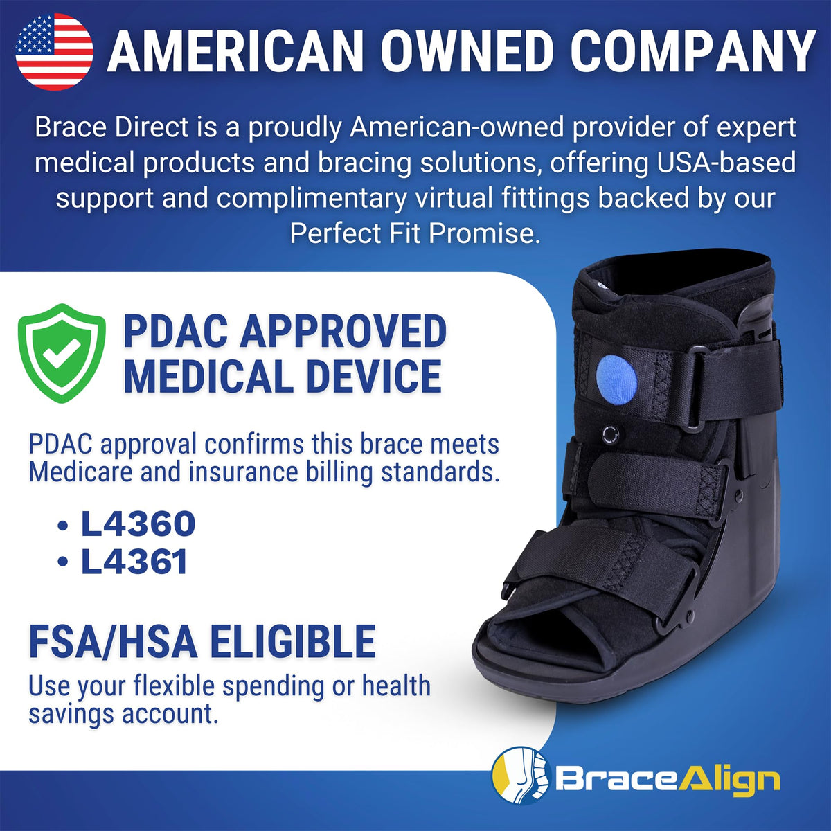Short Air CAM Walker Boot K977