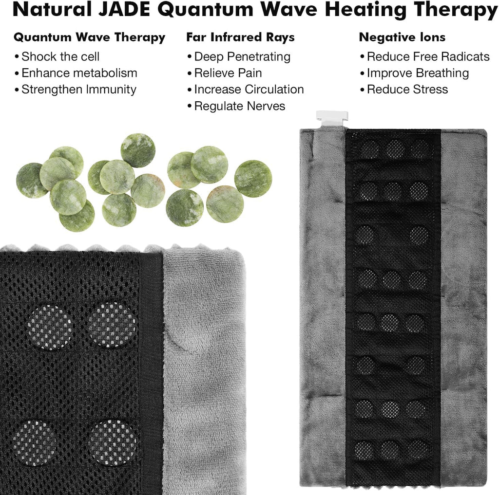 Far Infrared Jade Vibrating Weighted Heating Pad P33216