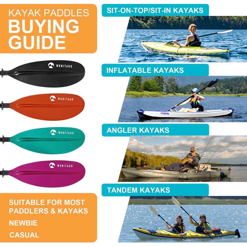 Adjustable Lightweight Carbon Fiber Kayak Paddle Z7265