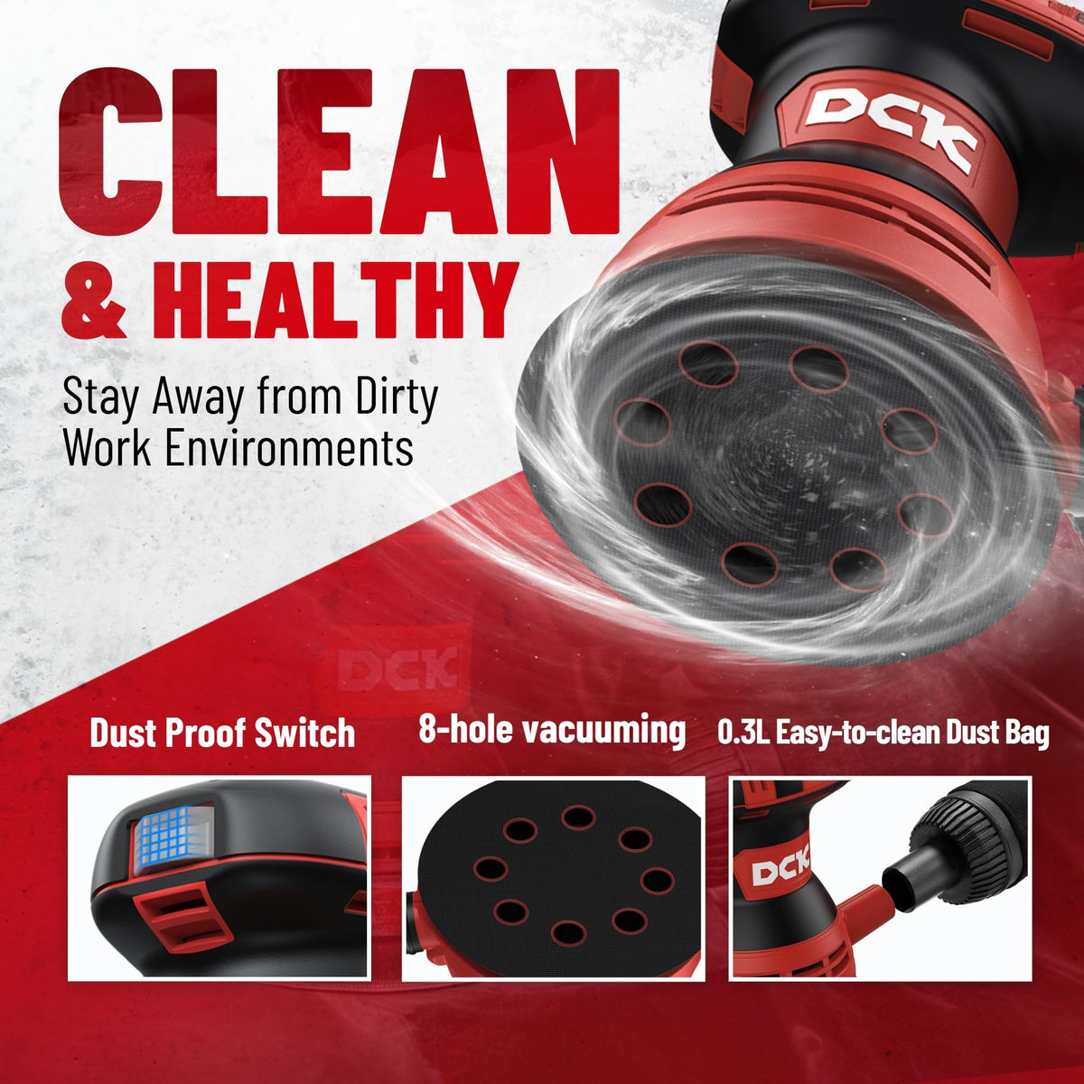 3.0 AMP Corded Random Orbital Sander K228432