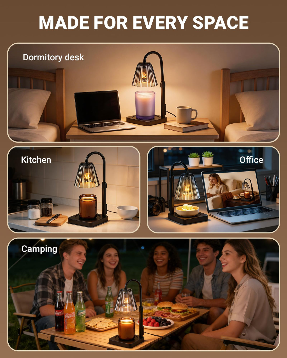Candle Warmer Lamp with Timer L324