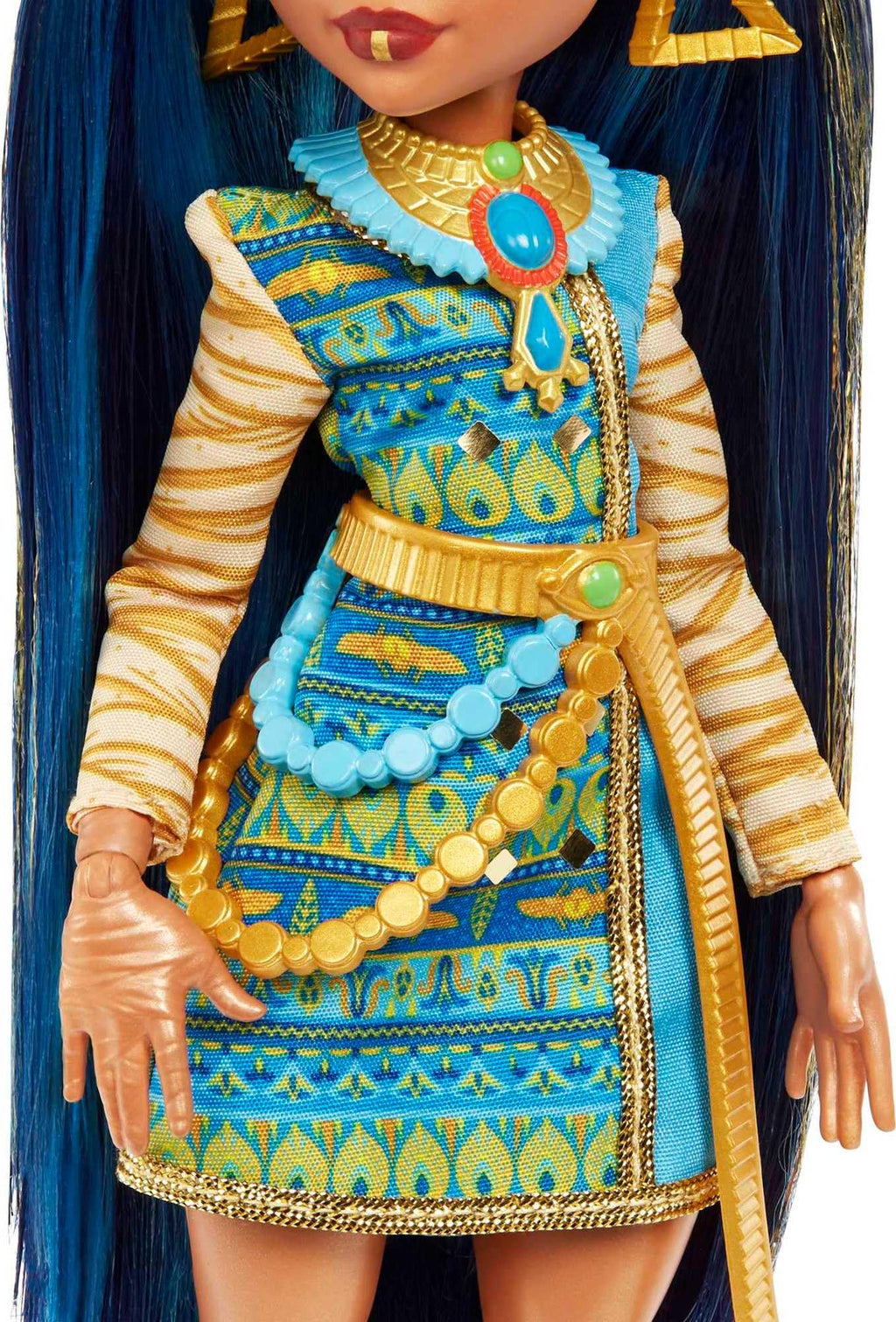 Monster High Doll with Blue Streaked Hair and Fashion Accessories Y290