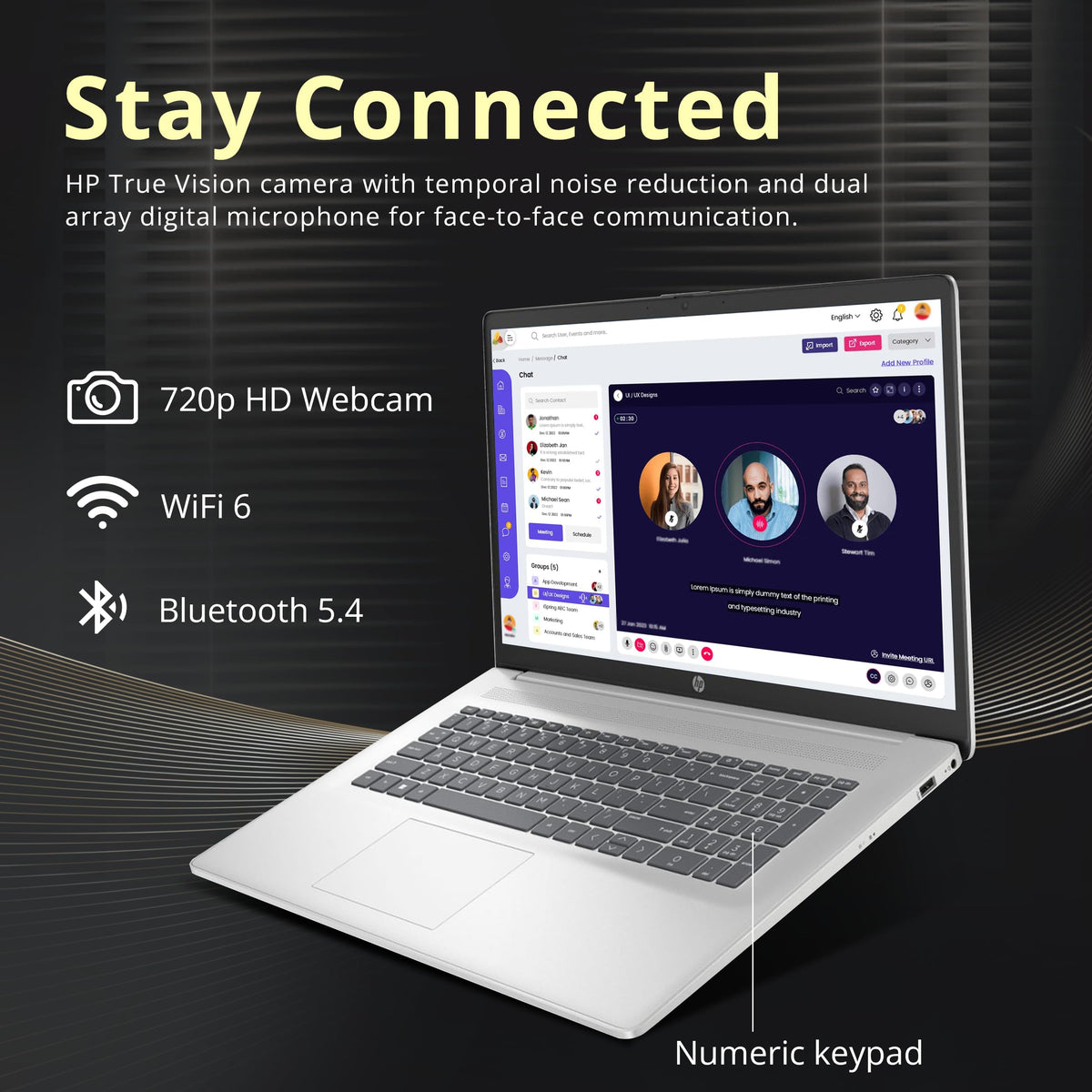 17.3" HD+ Touchscreen Laptop, AMD Ryzen 5, 16GB RAM, 1.5TB Storage, Silver P5808