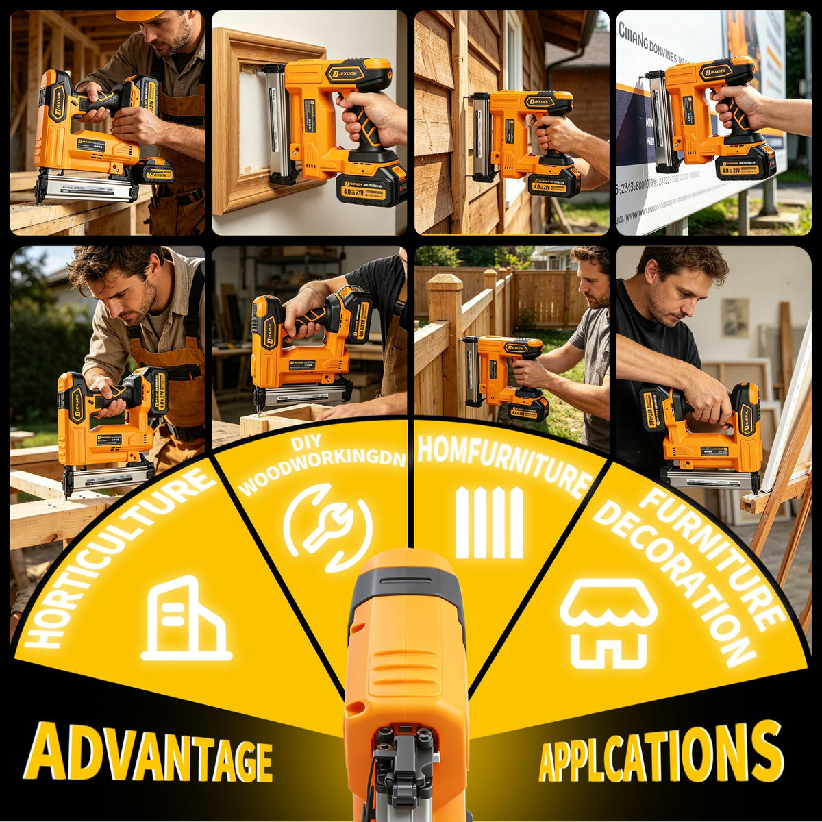 Cordless Nail Gun with Battery V547