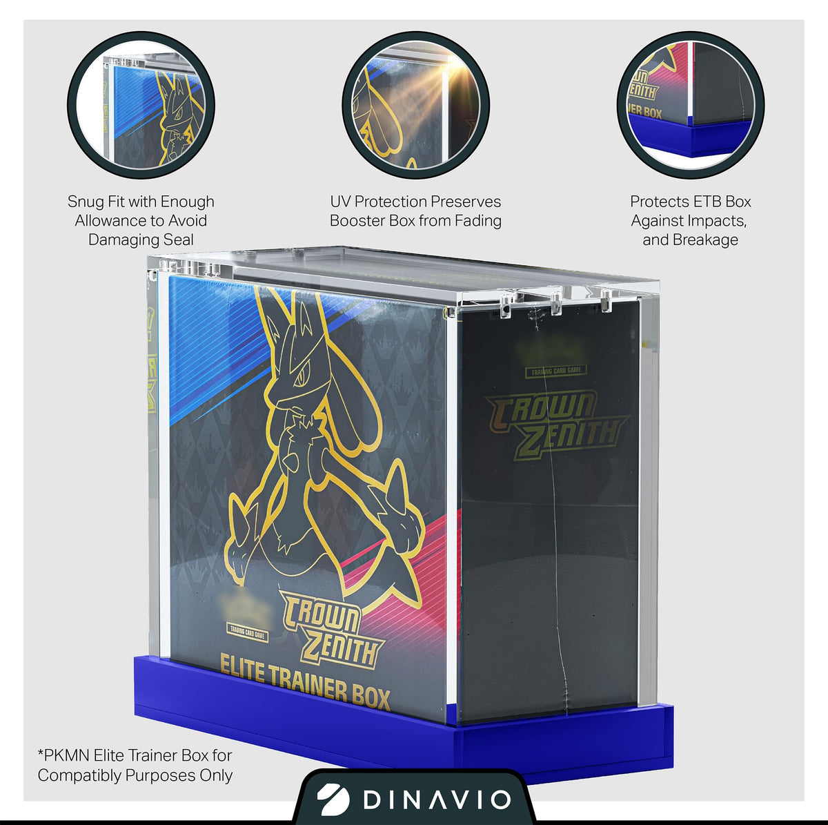 Acrylic Elite Trainer Box Protector Case T483501