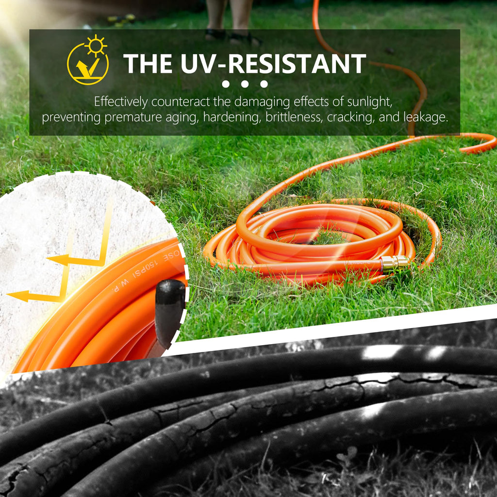 100ft x 5/8" All-weather Flexible Garden Hose L960032