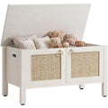 Rattan Storage Bench with 2 Safety Hinges B40220