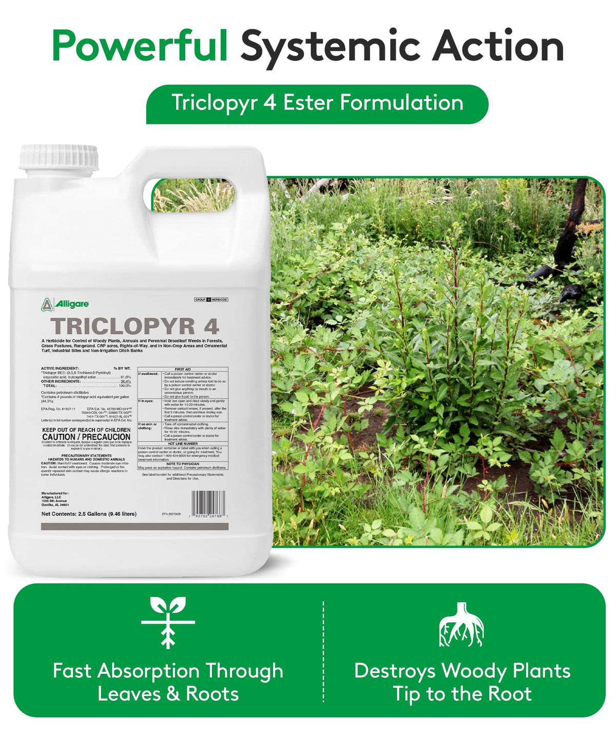 Triclopyr 4 Herbicide 2.5 Gallon W673691