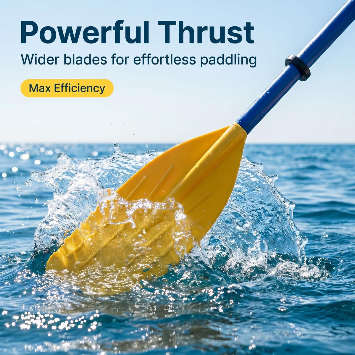 2 Pieces Detachable Boat Oars A547523