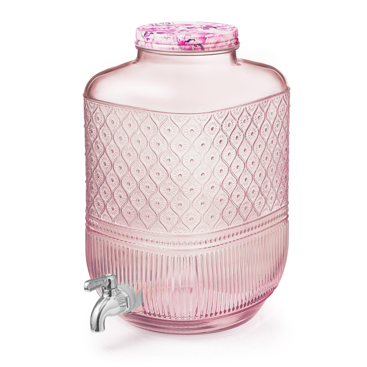 2 Gallon Glass Drink Dispenser W618