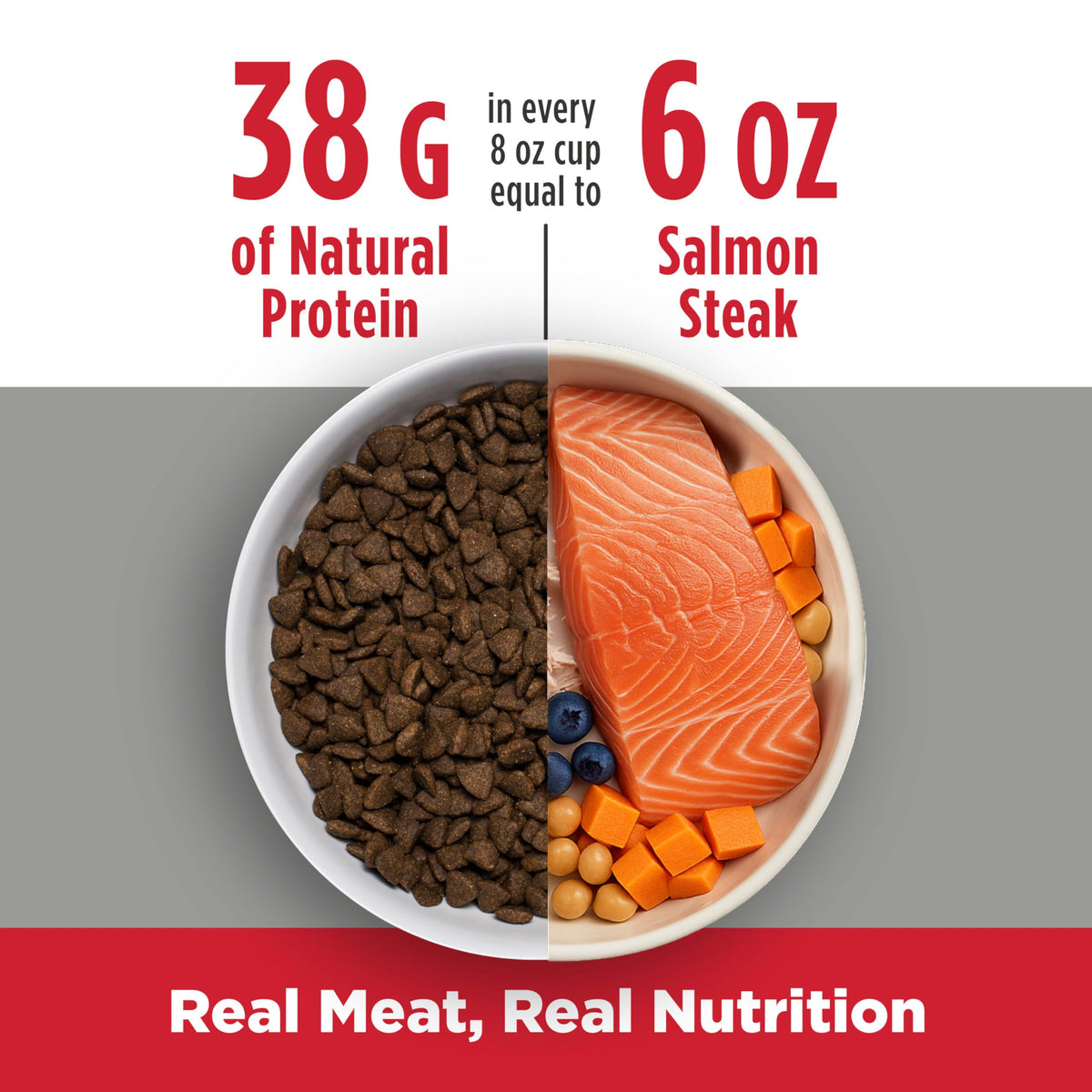 Salmon & Lentils Grain Free Dry Dog Food 6lb Bag N821564