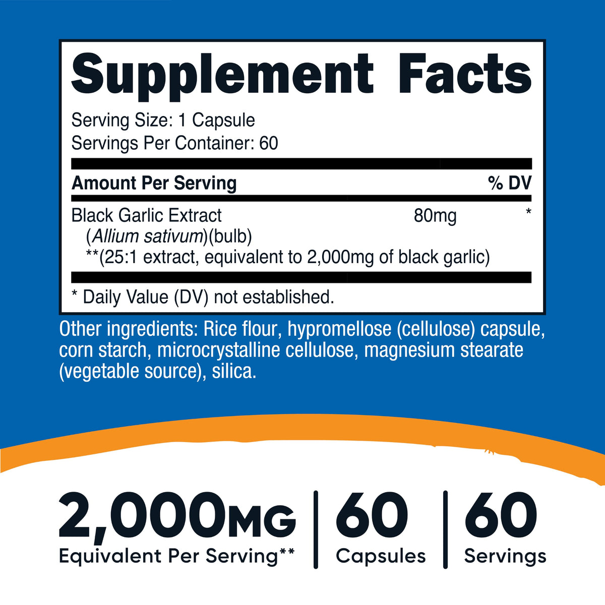 Black Garlic Extract 60 Capsules C17920