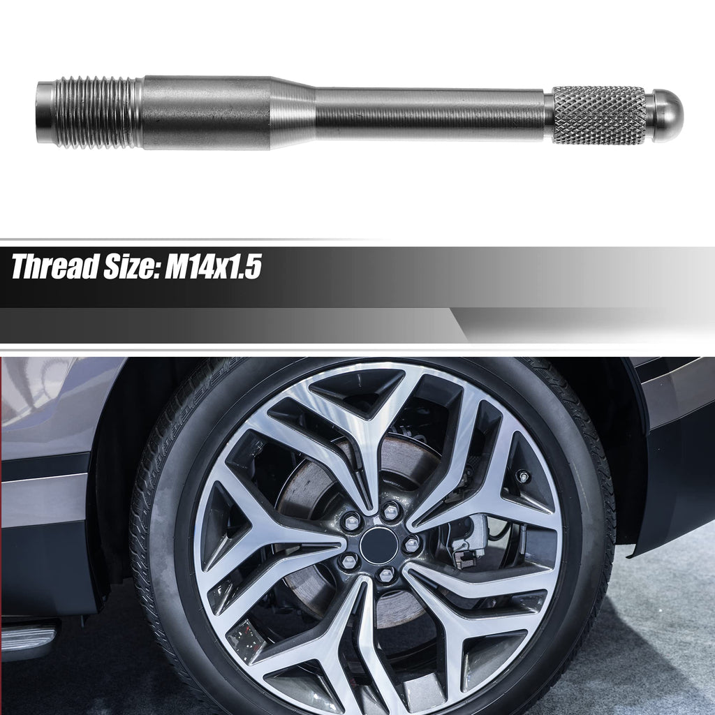 M14x1.5 Wheel Alignment Pin Mounting Tool Silver Tone Q3538