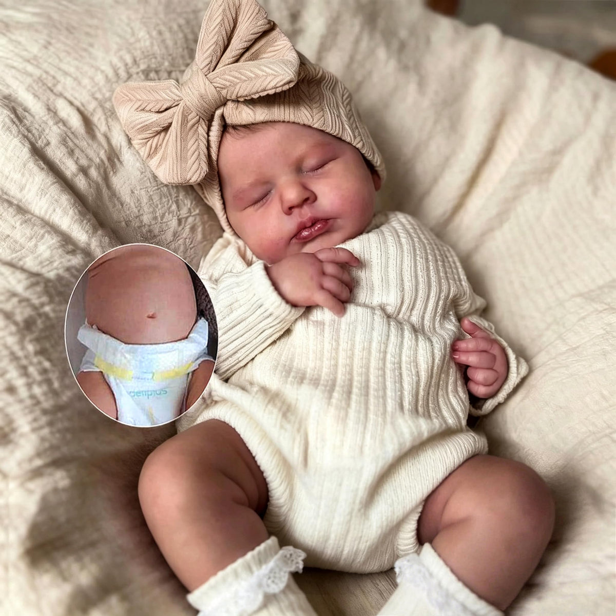 20 in Lifelike Reborn Baby Dolls with Accessories B884