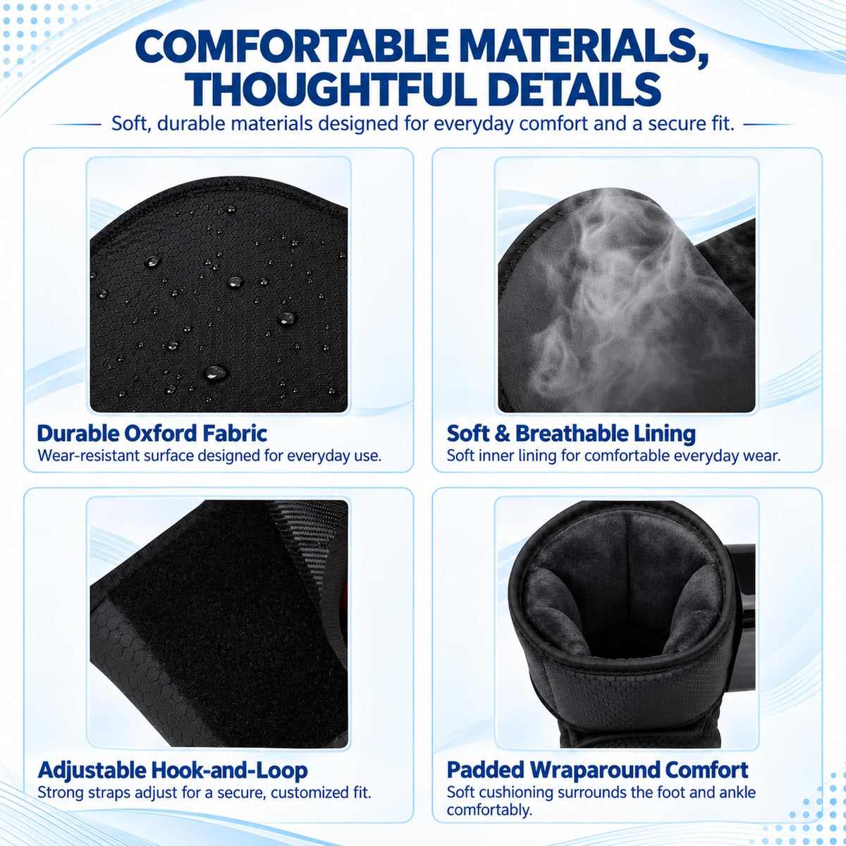 Cordless Air Compression Foot and Ankle Massager with Heat U68722