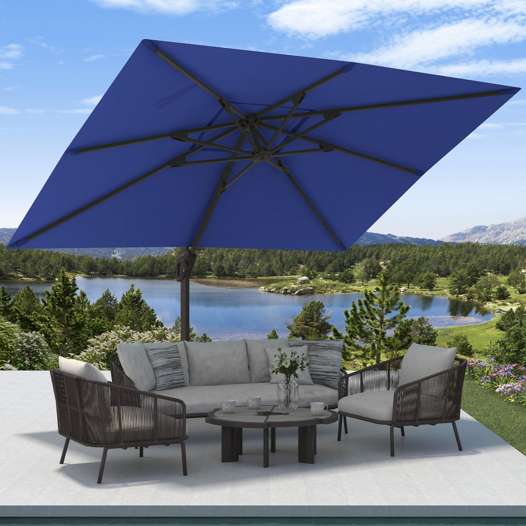 9' X 12' Rectangular Cantilever Patio Umbrella P86363