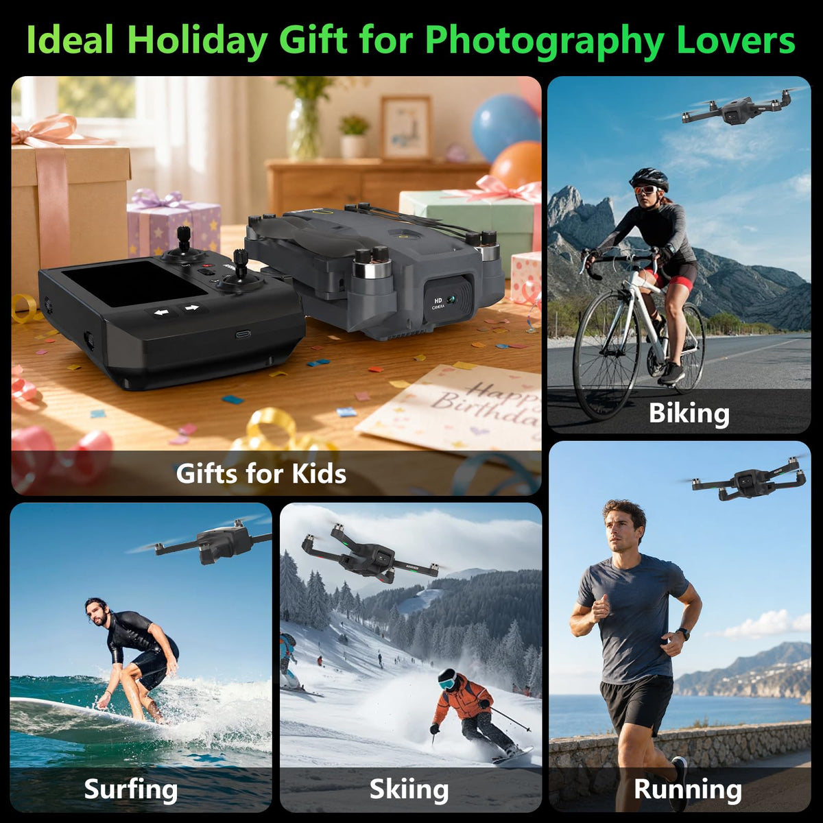 4K Camera Foldable Drone Under 249g U9514