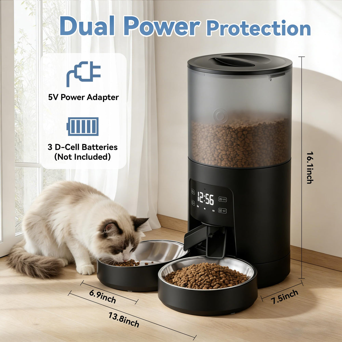 Automatic Cat Feeder 6L Q2481