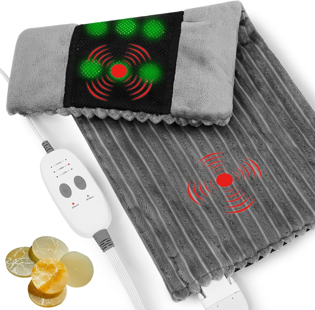 Far Infrared Jade Vibrating Weighted Heating Pad P33216