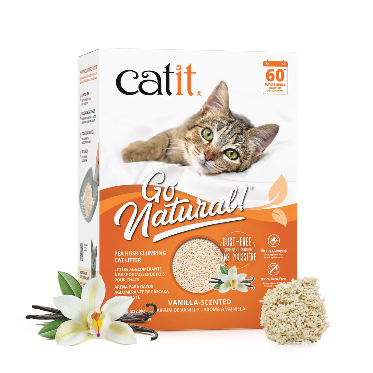 Pea Husk Clumping Cat Litter 12.3 lb O4165
