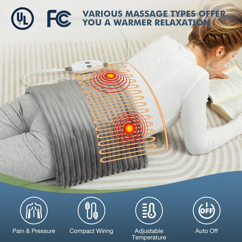 Far Infrared Jade Vibrating Weighted Heating Pad P33216