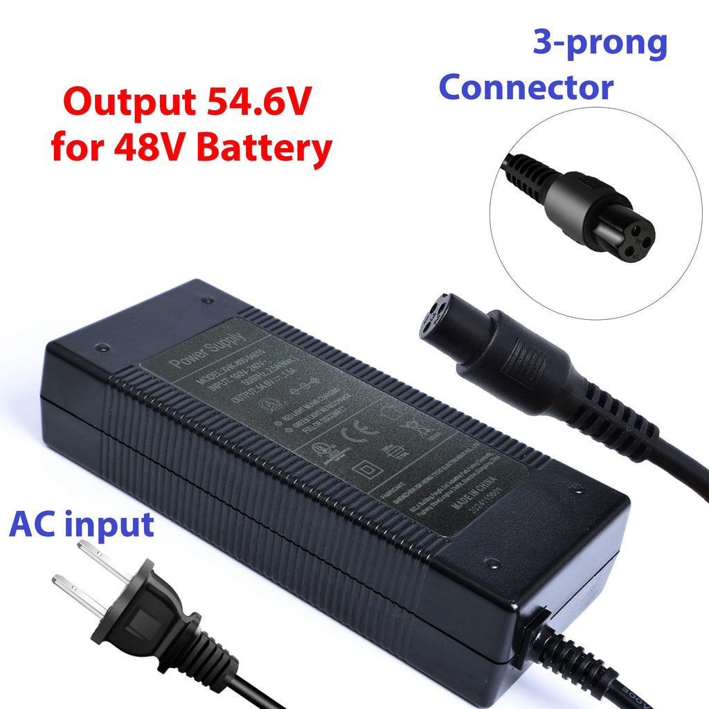 54.6V Power Adapter for Electric Bike Electric Scooter O323