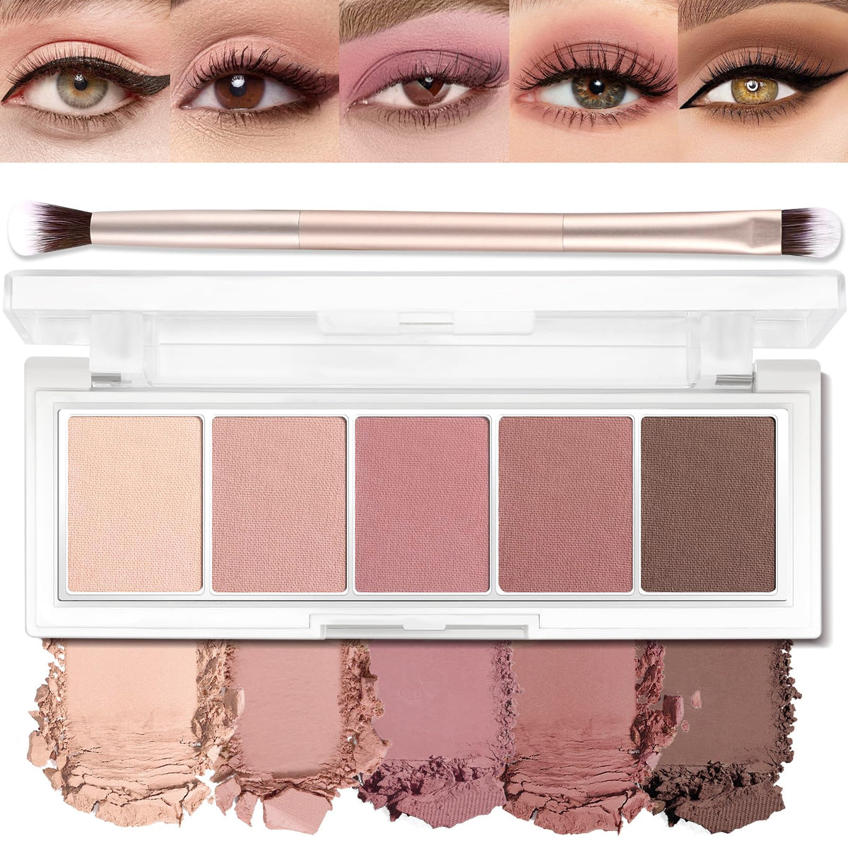 5 Colors Matte Eyeshadow Palette U564212